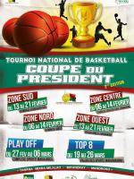 Coupe du président - tournoi national de Basketball Zone Nord - Gymnase Diégo