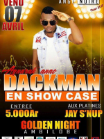 Dackman‍ en show case - Golden Night Ambilobe‍