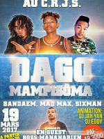 Dago mampisoma avec Bandaem‍, Mad Max‍ & Sixman‍ au Gymnase CRJS Toamasina‍