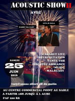 Darry Ba Gasy & Liva R Zala - Acoustic Show II - Cabaret live au Centre commercial Point au Sable Maurice