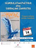 Déambulation poétique avec Faribolana Sandratra AFT - Alliance Française d'Antananarivo
