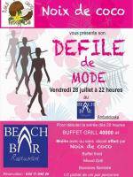Defilé de mode noix de coco Beach Bar Ambatoloaka Nosy Be
