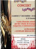 Diner concert louanges - Le Relais Malgache Abidjan