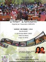 Diner dansant organisé par l'association Amboara au salon River avec le groupe Kaloy