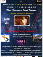 Diner spectacle et soirée dansante des 20 ans de l'association Club Mad
