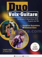 Duo voix guitare  Café Du Musée De La Photo Anjohy