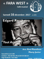 Edgard ravahatra‍ en concert Fara West Faravohitra‍