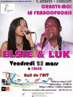 Elsie & Luk cabaret-concert chante moi la francophonie - Alliance Française d'Andavamamba