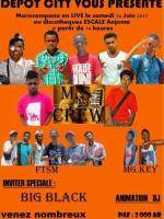 My Crew‍ , FTSM, Big Black, Mg Key en live au Escale Club Anjoma