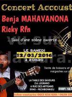 Benja Mahavanona et Ricky Rfn - Cabaret concrt accoustique à La Table des Saveurs Pechbonnieu