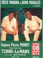 Eric Manana et Dama Mahaleo en concert à l'Espace Pierre Perret - Le Mans