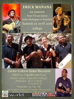 Erick Manana en concert au centre culturel Didier Bienaimé