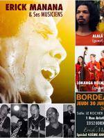 Erick manana, Lokanga Köln Quartet, Alalá Le Rocher de Palmer - Musiques de Nuit