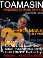 Erick Manana & ses musiciens en concert à Toamasina