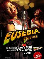 Eusebia en live au cabaret au Jao's Pub