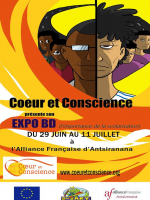 Expo BD L'importance de la scolarisation - Coeur et conscience - Alliance Française d'Antsiranana