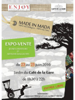 Expo-Vente Made In Mada Jardin du Café de la Gare