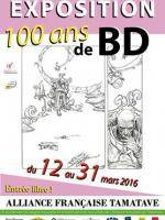Exposition 100 ans de BD à l'Alliance Française de Tamatave