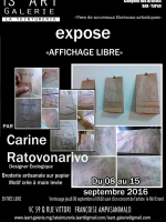 Exposition "Affichage libre" par Carine Ratovonarivo - Is'Art Galerie