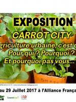 Exposition carrot city IFM - Institut Français de Madagascar