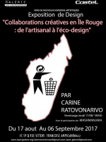 Exposition de Design "Collaborations créatives en ïle Rouge : de l'artisanal à l'éco-design" par Carine Ratovonarivo - Is'Art Galerie‍