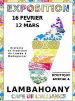 Exposition Lambahoany au Café de l'Alliance