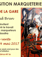 Exposition marqueterie d'art - Café de la Gare Soarano‍