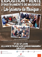 Exposition-vente d'instruments de musique - "Les faiseurs de musique" - AFT - Alliance Française d'Antananarivo‍