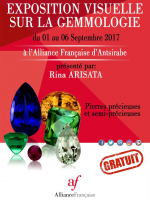Exposition visuelle sur la gemmologie - AF - Alliance Française d'Antsirabe‍