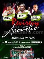 Revirevy acoustic Mbola Talenta, Fanilo Poppin's, Ony Rakotomalala Showcase ankouna By Pass