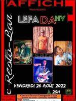 Lefa Dahy Cabaret Affiche Resto Bar Toamasina