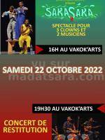Sakasaka  Spectacle pour 3 clowns et 2 musiciens Vakok'Arts Trano Toliary