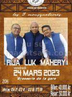 Luk, Mahery, Rija ramanantoanina Showcase Brasserie de la Gare des Manguiers