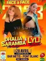 Dhalia saramba, Lyli Showcase Bar Metis pont blanc