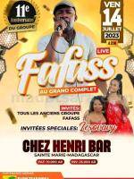 Groupe Fafass, Le Roavavy Showcase Bar Chez Henri Sainte Marie