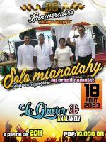 35e anniversaire Solo mianadahy Cabaret Le Glacier Analakely