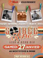 Soirée retro live & open mic