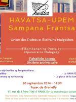 Hankalaza ny faha-10 taonany ny Fikambanan'ny poeta sy mpanoratra Malagasy HAVATSA-UPEM Sampana Fran