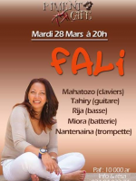 Fali‍ en concert au Piment Café Behoririka‍
