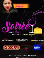 Faniah‍ soirée aux vins et aux fromages - Café de la Gare Soarano‍