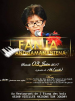 Fanja Andriamanantena‍ en concert Restaurant de l'Etang des Bois Vieilles-Maisons-sur-Joudry‍