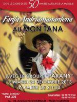 Fanja Andriamanantena au Mon Tana avec le groupe Parany.