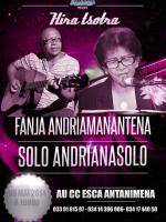 Fanja Andriamanantena et Solo Andrianasolo Hira Tsotra au CCESCA Antanimena
