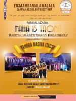 Fankalazana ny faha-15 taona rantsana artistika sy fialambaoly - Tanora Masina Itaosy‍ - Salle d'Oeuvre St Michel Itaosy - Analamanga - Madagasikara‍