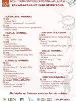 Atrikasa, Tafatafa, Fampisehoana, Takalo hevitra, Fandefasana Horonan-tsary fohy, Kilalao, Slam sy T