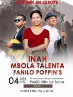 Inah, Mbola Talenta, Fanilo Poppin's - Salle Bacchus Vitry-Sur-Seine