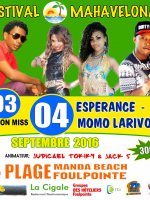 Festival Mahavelona 2ème édition - Plage Manda Beach Foulpointe