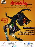 Festival Arondihy à l'Alliance Française d'Antananarivo Spectacle de danse et de musique traditionnelle