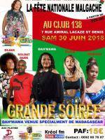 Fête nationale malgache Club 138 - La Réunion avec Dah'Mama & Maryah