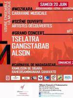 Fête de la musique 2015 avec Tselatra, Gangstabab et Alson à l'AFT